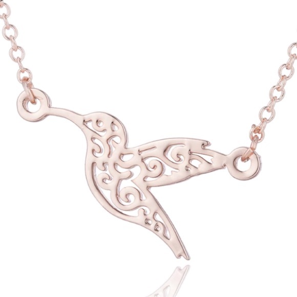 NEW💙💎PRETTY!💗ROSE💛GOLDEN💗HUMMINGBIRD💎💙SMALL - Picture 2 of 7